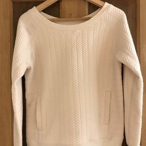 White Prana Sweater